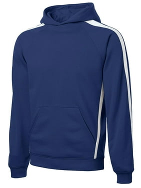 Sport-Tek Mens Tall Tech Fleece Colorblock Hooded Sweatshirt